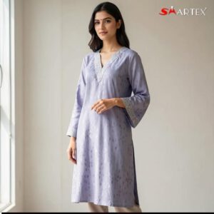 Jacquard Silk Tunic